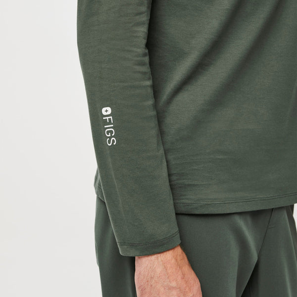 men's Moss I Am A Nurse - Long-Sleeve Underscrub