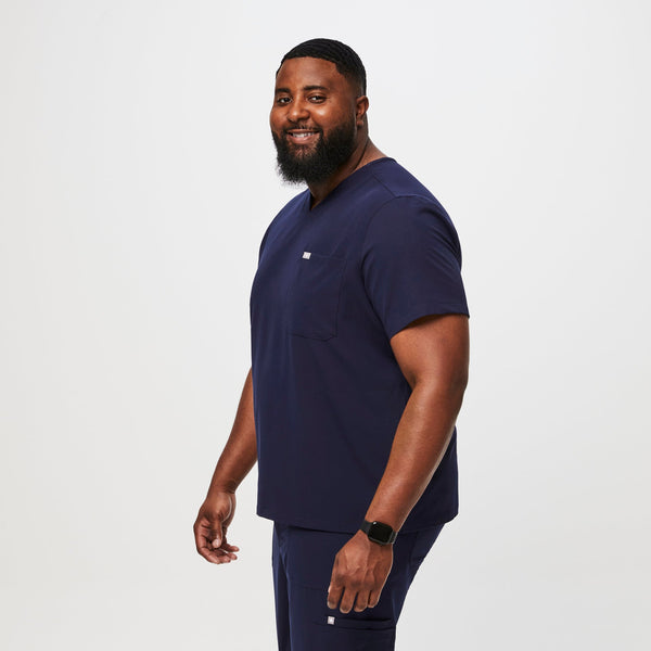 Men's Navy Chisec™ -  Scrub Top (3XL - 6XL)