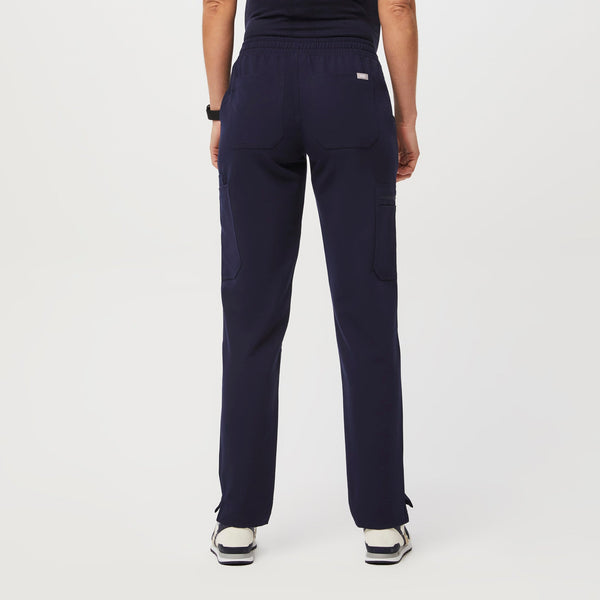 women's Navy Yola™ Maternity - Petite  Scrub Pant