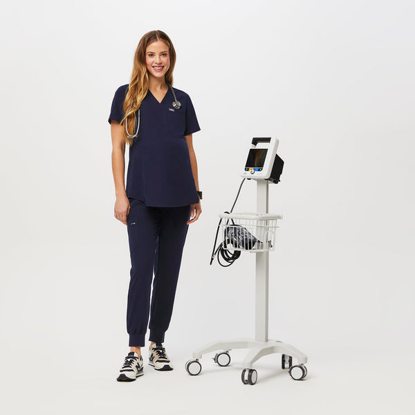 women's Navy Zamora™ Maternity - Tall Jogger Scrub Pant