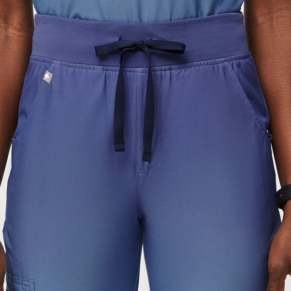 women's Ocean Mist Zamora High-Rise™ FREEx™ Lined - Petite Jogger Scrub Pant