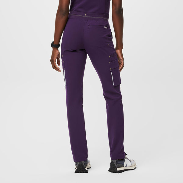 women's Purple Jam Soeng - Petite Double Utility Skinny Scrub Pant