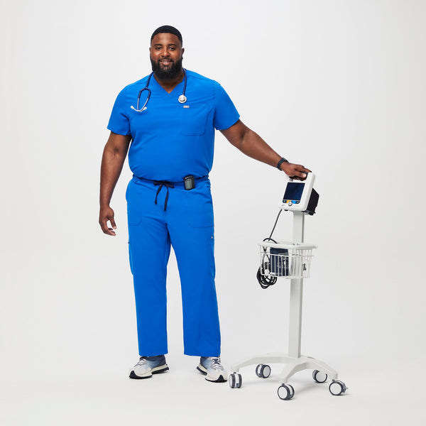men's Royal Blue Cairo- Straight-Leg Scrub Pant™ (3XL - 6XL)