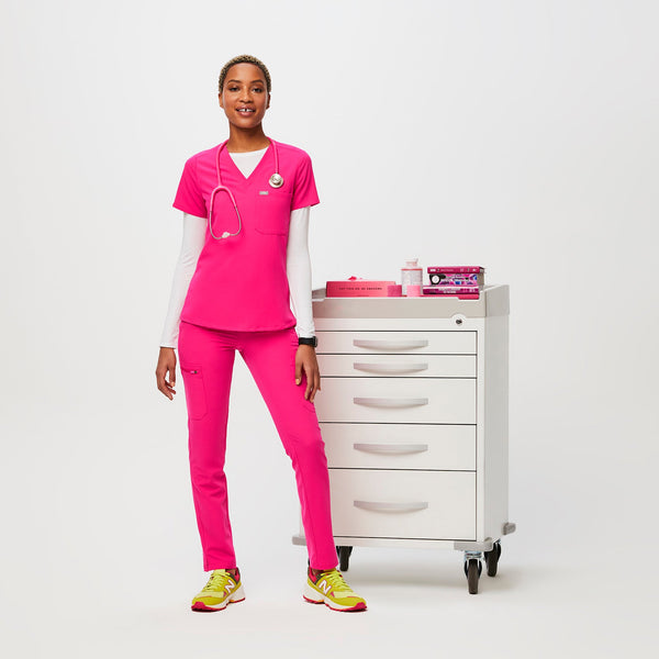women's White I Am A Nurse - Long-Sleeve Underscrub