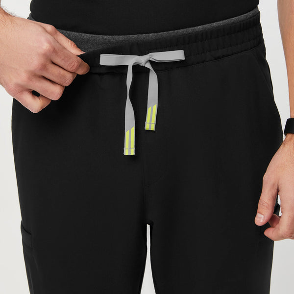 men's Black Ansel Slim Jogger Scrub Pant