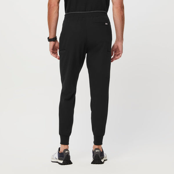 men's Black Ansel Slim Tall Jogger Scrub Pant