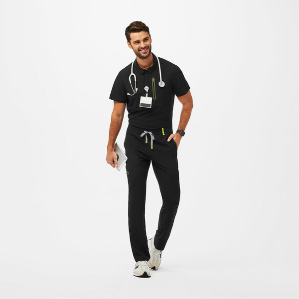 men's Black Performance Apac - Contrast Scrub Pant