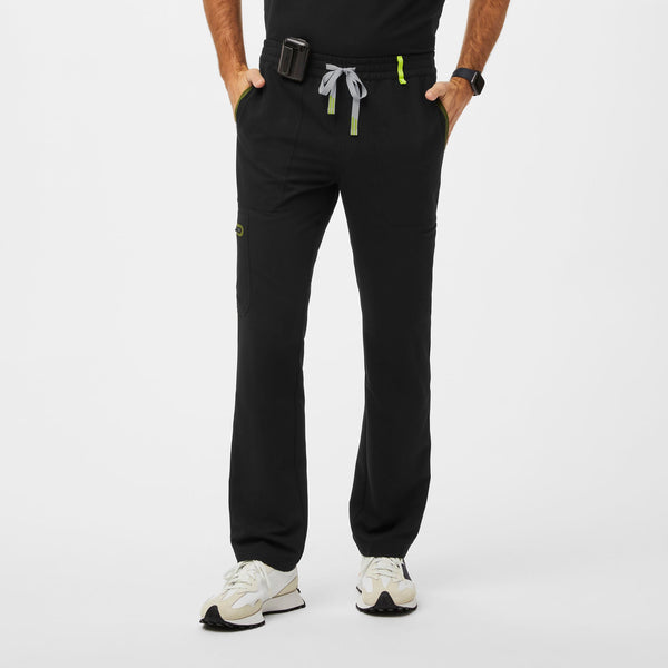 men's Black Performance Apac - Tall Contrast Scrub Pant