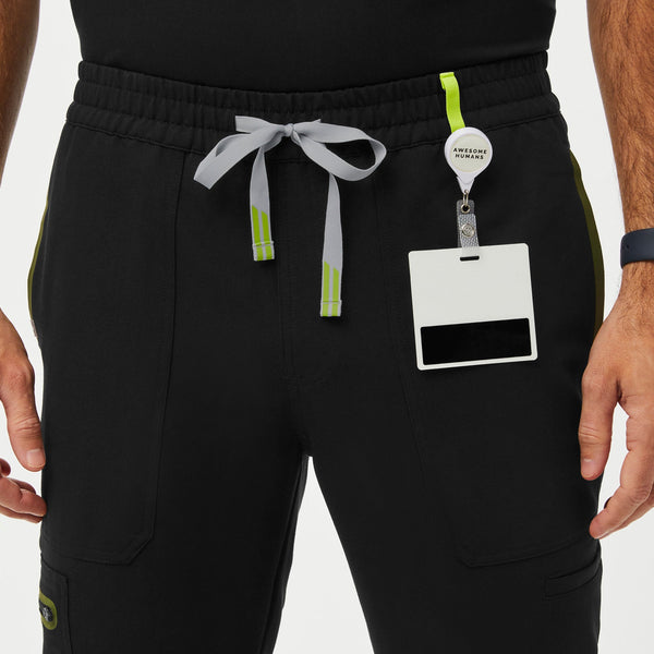 men's Black Performance Apac - Contrast Scrub Pant