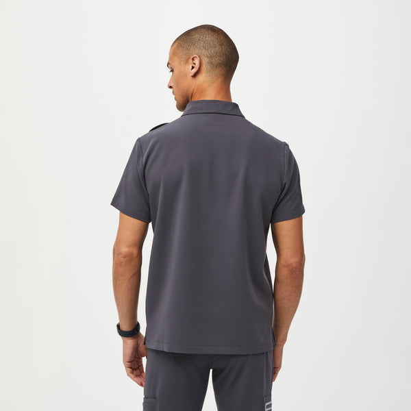 men's Charcoal Performance Dothan - Contrast ScrubPolo™