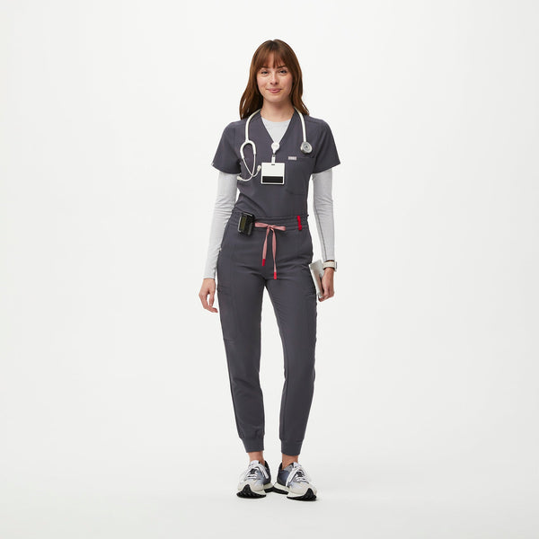 women's Charcoal Lesage - Tall Jogger Scrub Pant