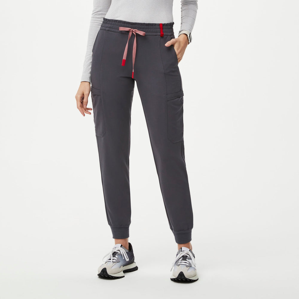 women's Charcoal Lesage -  Jogger Scrub Pant