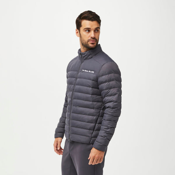 men's Charcoal Packable - Puffer Jacket