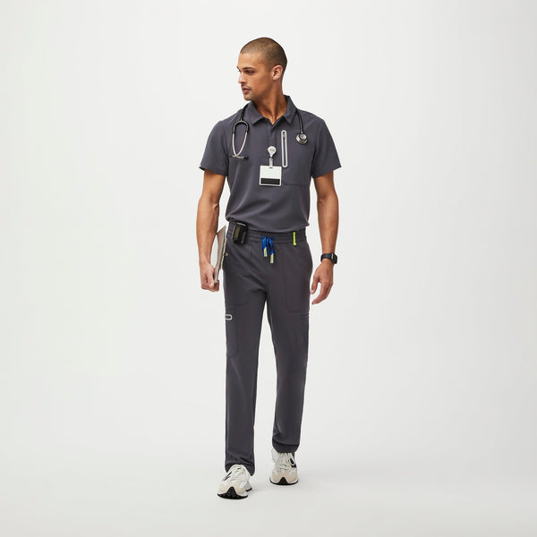 men's Charcoal Performance Apac - Contrast Scrub Pant