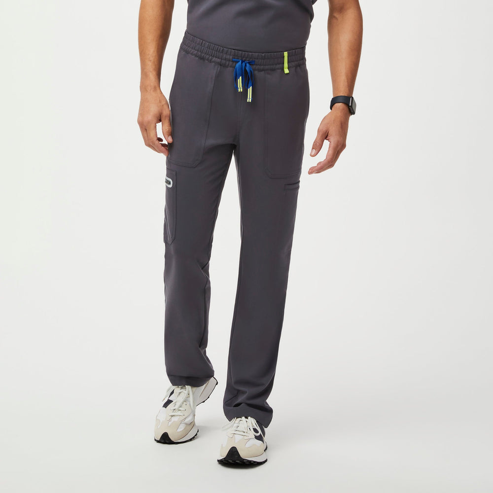 men's Charcoal Performance Apac - Short Contrast Scrub Pant