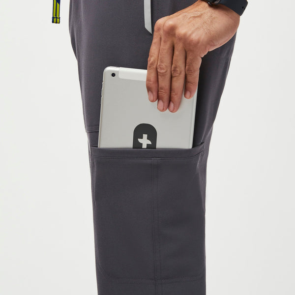 men's Charcoal Performance Apac - Contrast Scrub Pant