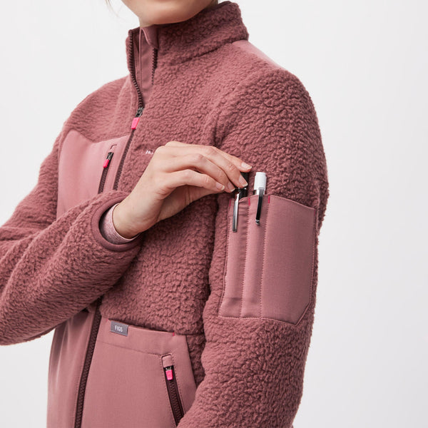 women's Mauve On-Shift™  - Sherpa Jacket