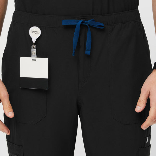 men's Black Cairo FREEx™ Lined - Short Cargo Scrub Pant