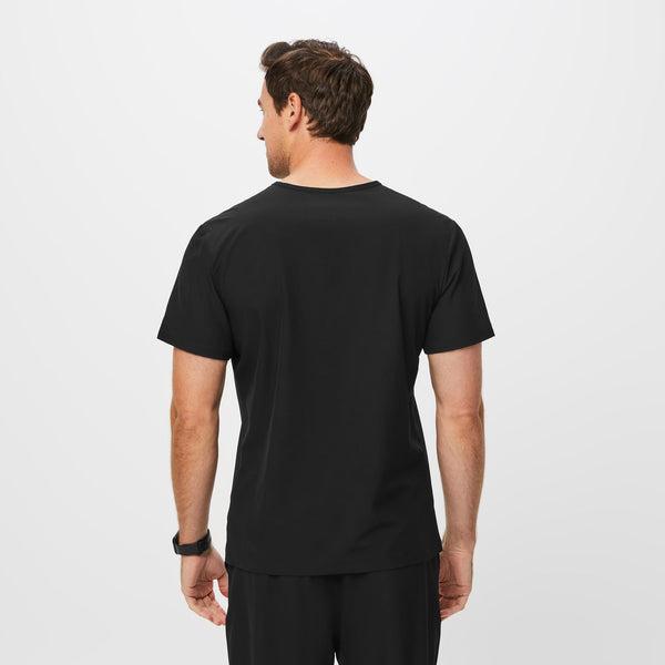 men's Black Leon™ FREEx™ - Slim Scrub Top