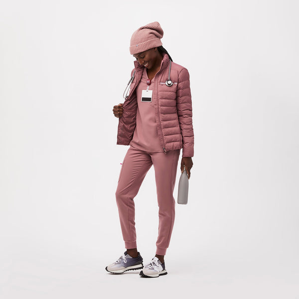 Mauve Oversized Beanie