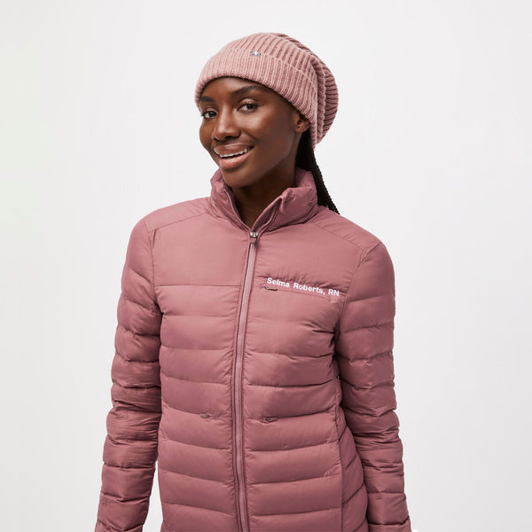 Mauve Oversized Beanie