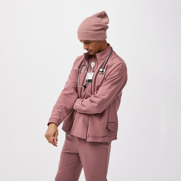 Mauve Oversized Beanie