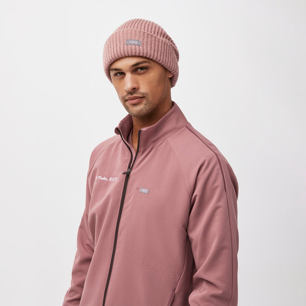 Mauve Oversized Beanie