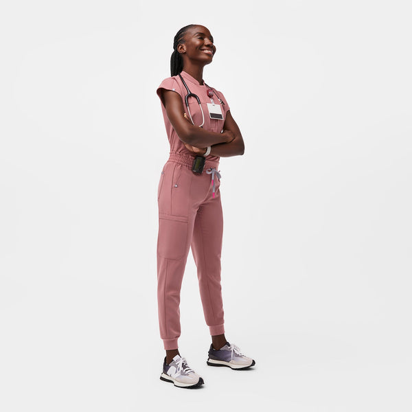 women's Mauve Lesage -  Jogger Scrub Pant