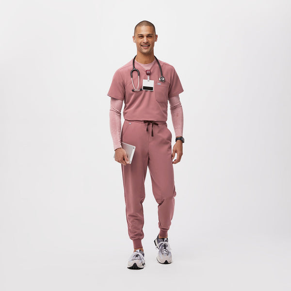 men's Mauve Tansen™ - Short Jogger Scrub Pant (3XL - 6XL)