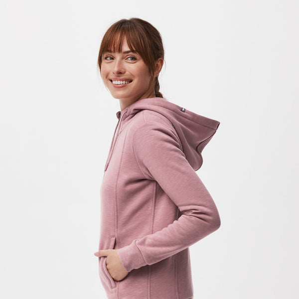 women's Mineral Mauve Essential Hoodie