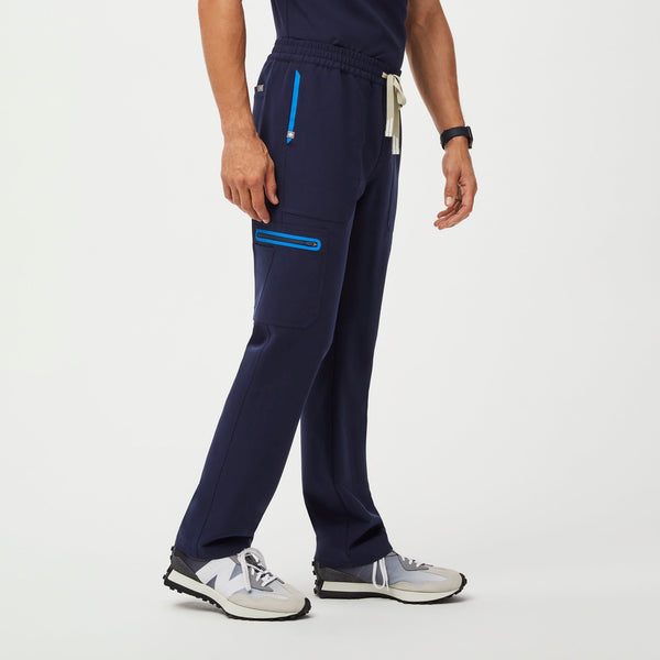 men's Navy Performance Apac - Short Contrast Scrub Pant