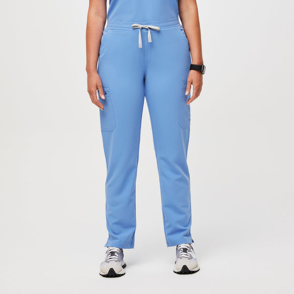 Women's Ceil Blue Yola Slim - Petite Scrub Pant™