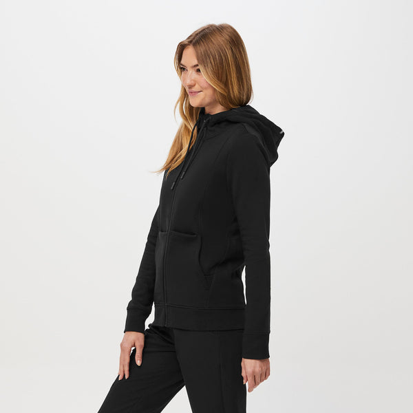 women's Black On-Shift™ Full-Zip - Hoodie