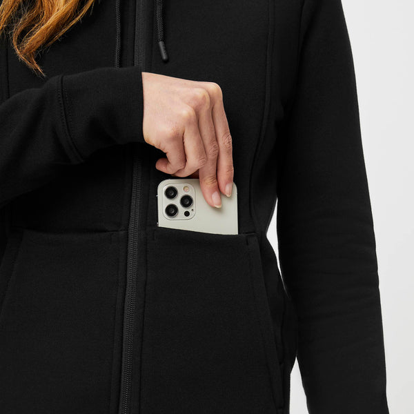 women's Black On-Shift™ Full-Zip - Hoodie