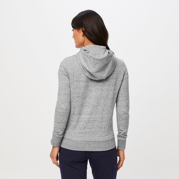 women's Heather Grey On-Shift™ Full-Zip - Hoodie