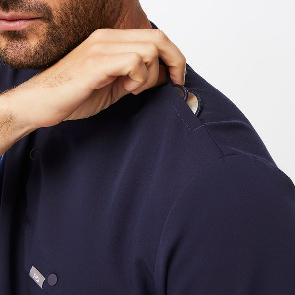 men's Navy Corfield - Henley Scrub Top