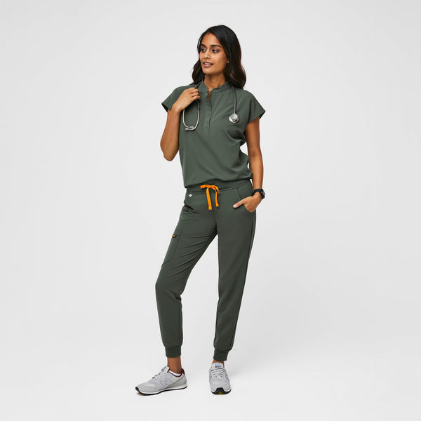women's Moss Rafaela™ - Oversized  Scrub Top (3XL - 6XL)