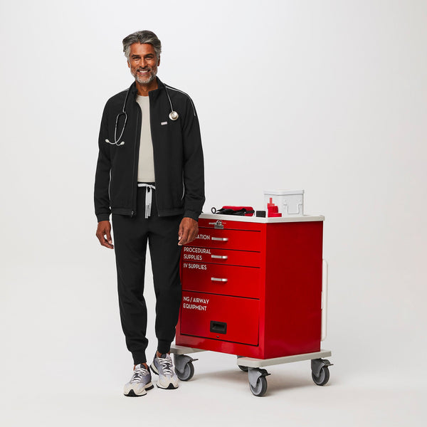 men's Black Hi-Vis Cobaki - Scrub Jacket