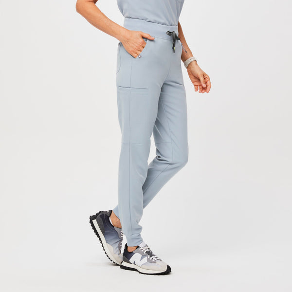 women's Dusty Blue Clara - Tall Jogger Scrub Pant