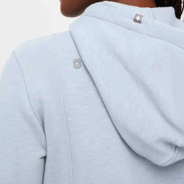 women's Dusty Blue Essential Hoodie