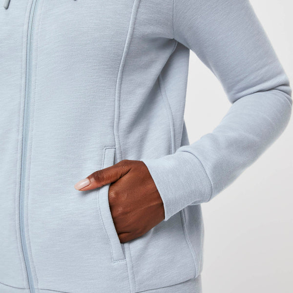 women's Dusty Blue Essential Hoodie