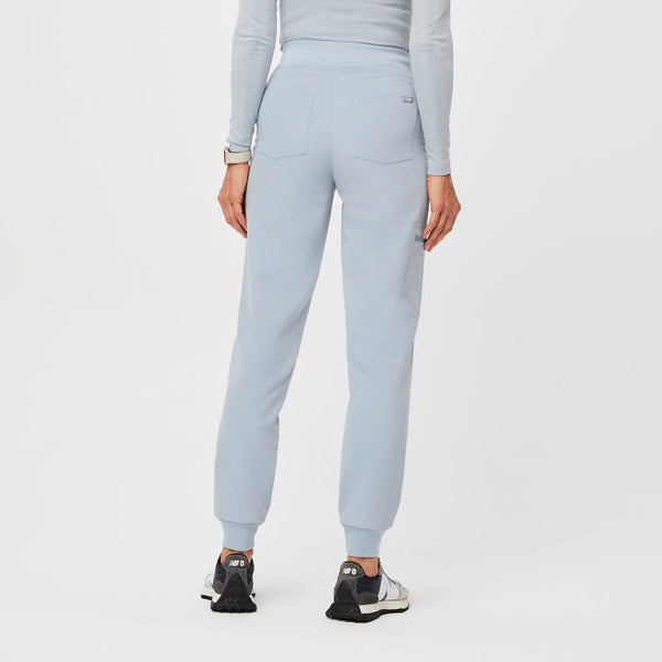women's Dusty Blue Zamora High-Rise™ - Petite Jogger Scrub Pant