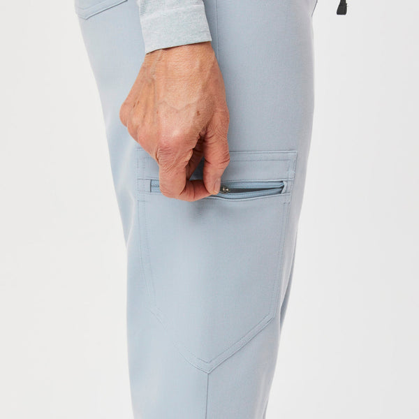 women's Dusty Blue Zamora High-Rise™ - Petite Jogger Scrub Pant