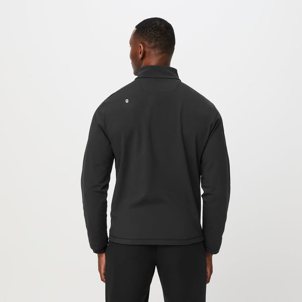 men's Black ContourKnit Scrub Jacket