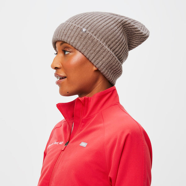 Dark Bone Oversized Beanie