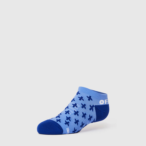 women's Winning Blue Repeat Cross - Ankle Socks