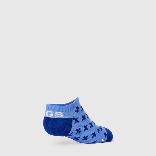 women's Winning Blue Repeat Cross - Ankle Socks
