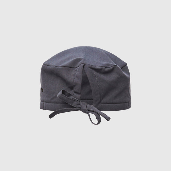 Charcoal FIGS Scrub Cap With Buttonholes