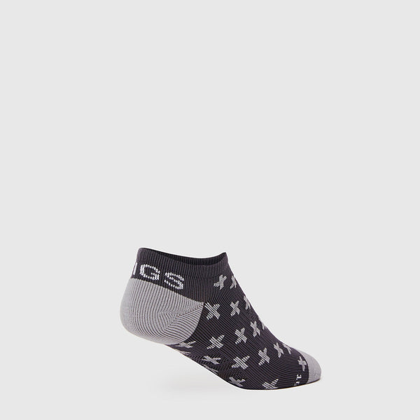men's Charcoal Repeat Cross - Ankle Socks