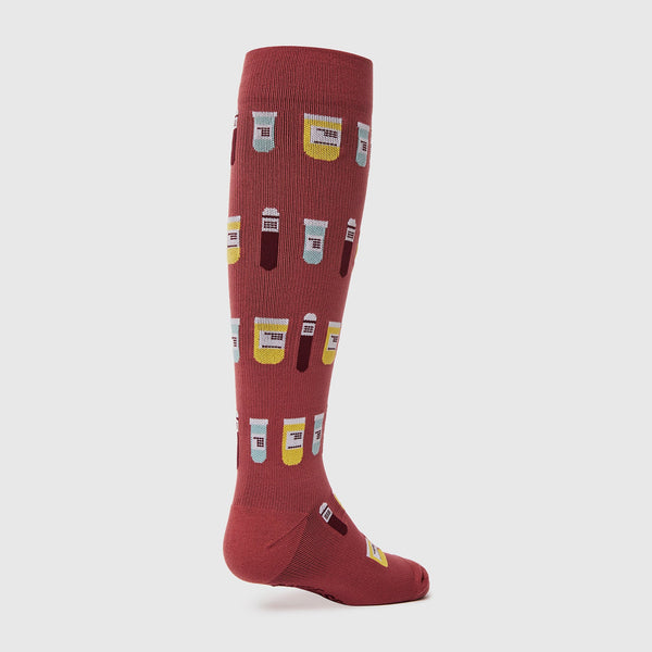 Women's Mauve Bottle Service - Compression Socks